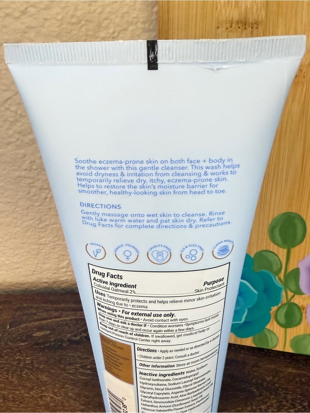 Nakery Beauty Eczema Relief Soothing Face & Body Wash, 10 fl oz - Picture 6 of 14